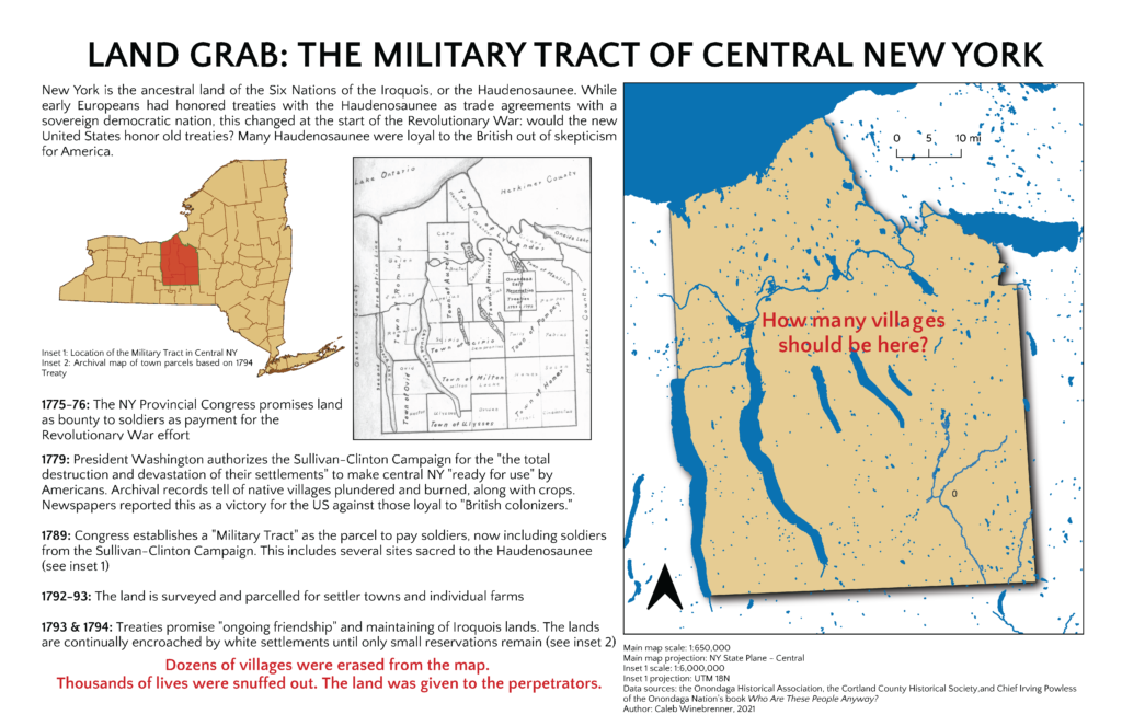 Land Grab: The Military Tract of Central New York map