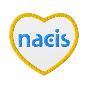 NACIS Heart Patch - Yellow and Blue (Embroidered)