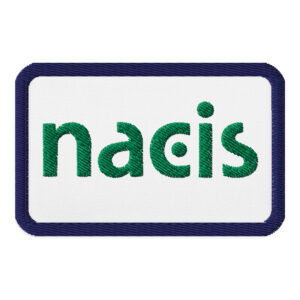 NACIS Rectangle Patch - Green and Navy (Embroidered)