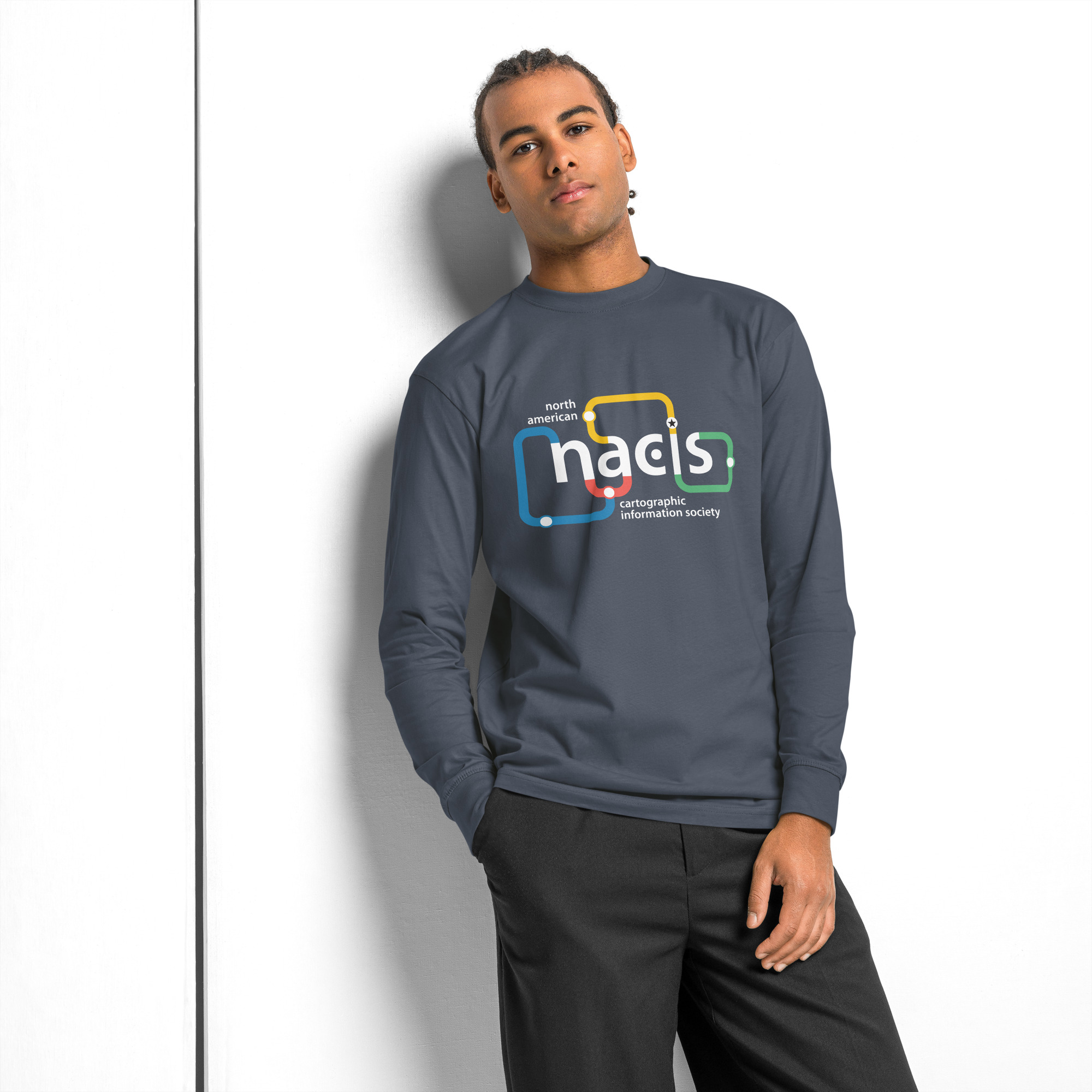NACIS Transit (White) Long Sleeve Shirt - Image 2