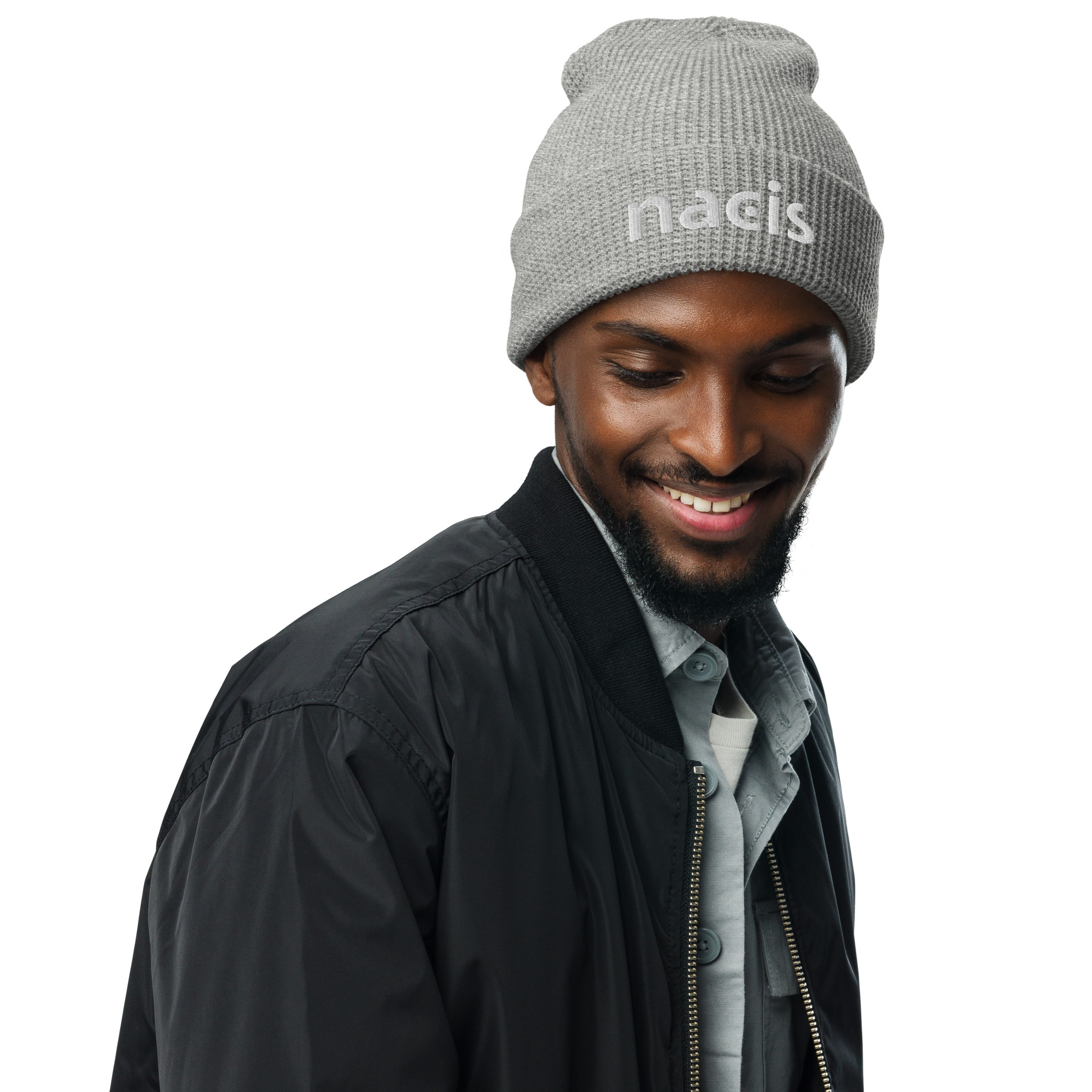 NACIS Waffle Beanie (Embroidered Logo) - Image 6