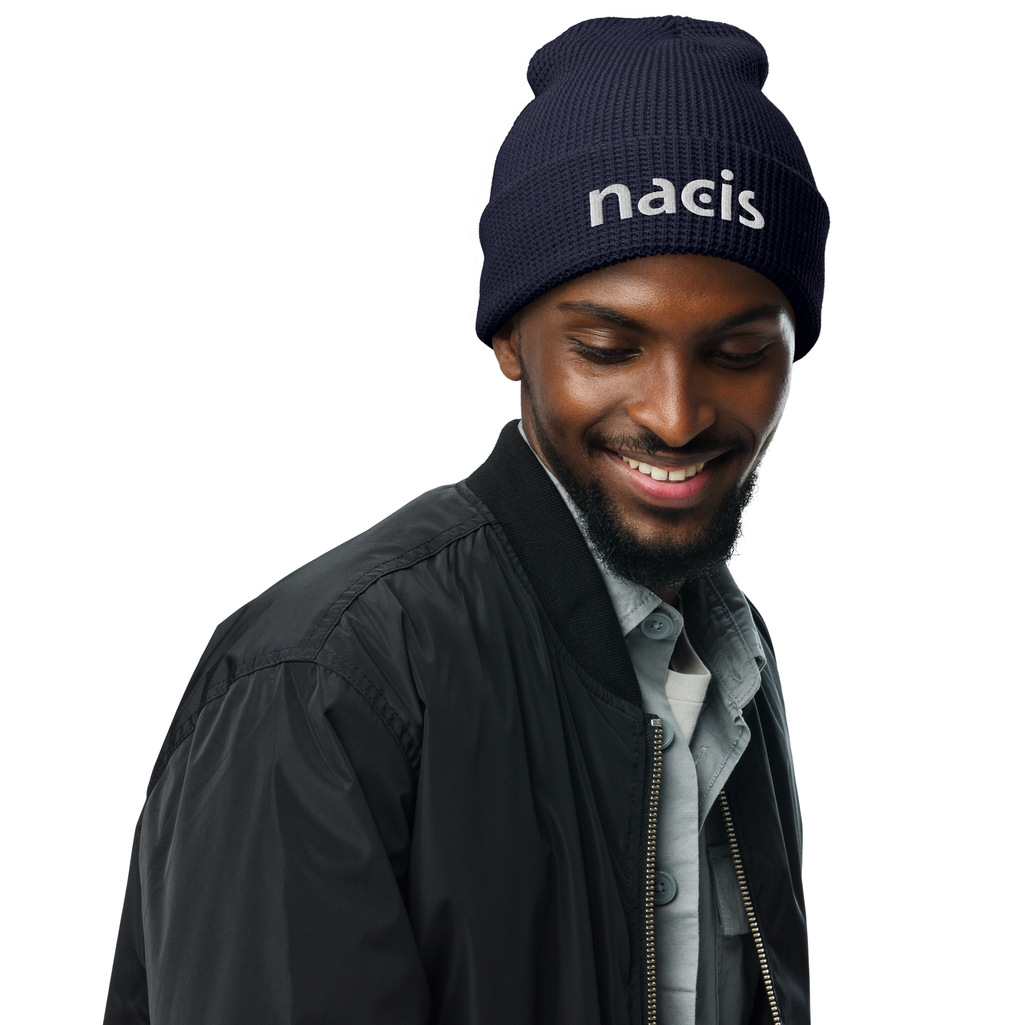 NACIS Waffle Beanie (Embroidered Logo) - Image 2