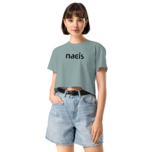 NACIS Logo (Black) Cropped Shirt (Women's Cut)
